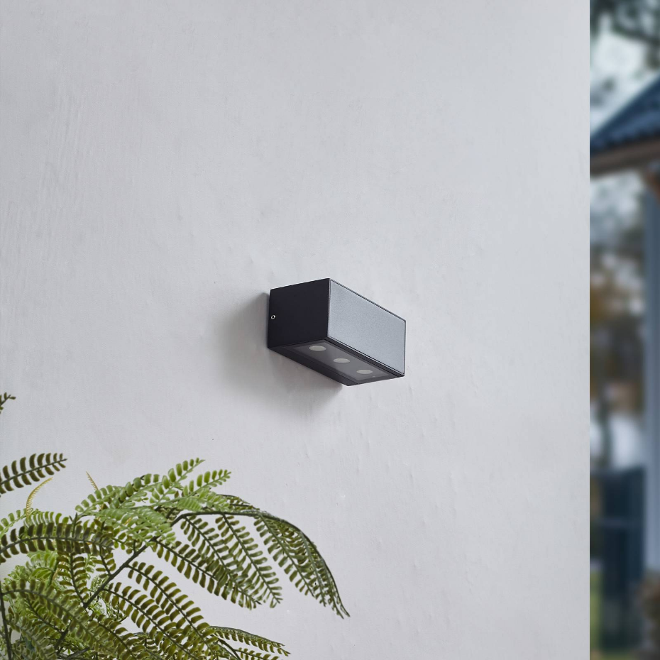 Applique extérieure en aluminium moderneLED