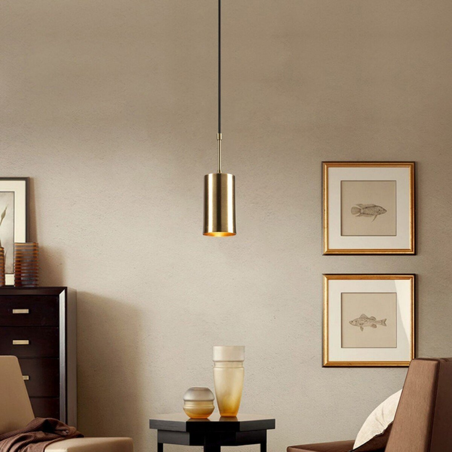 Suspension en métal doré D9 cm - KEM