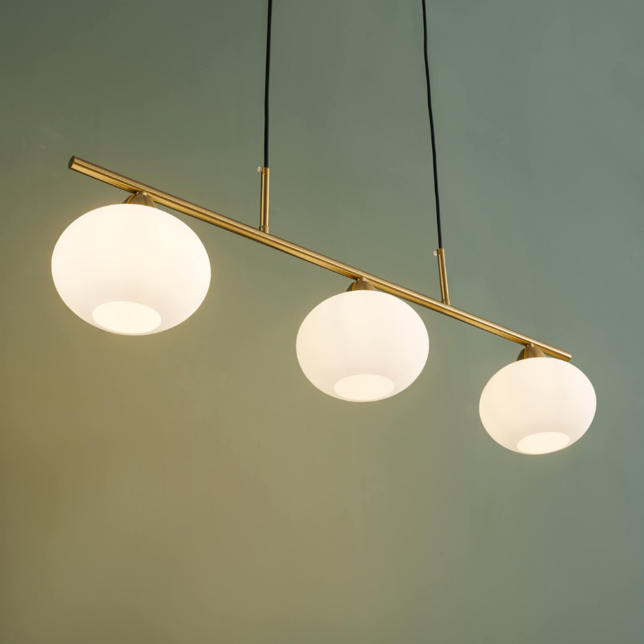 Suspension avec abat-jours en verre - ALCYONE