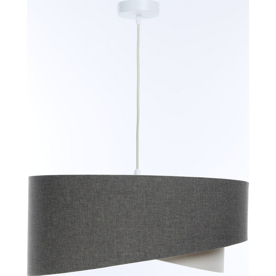 Suspension en lin rond Boho