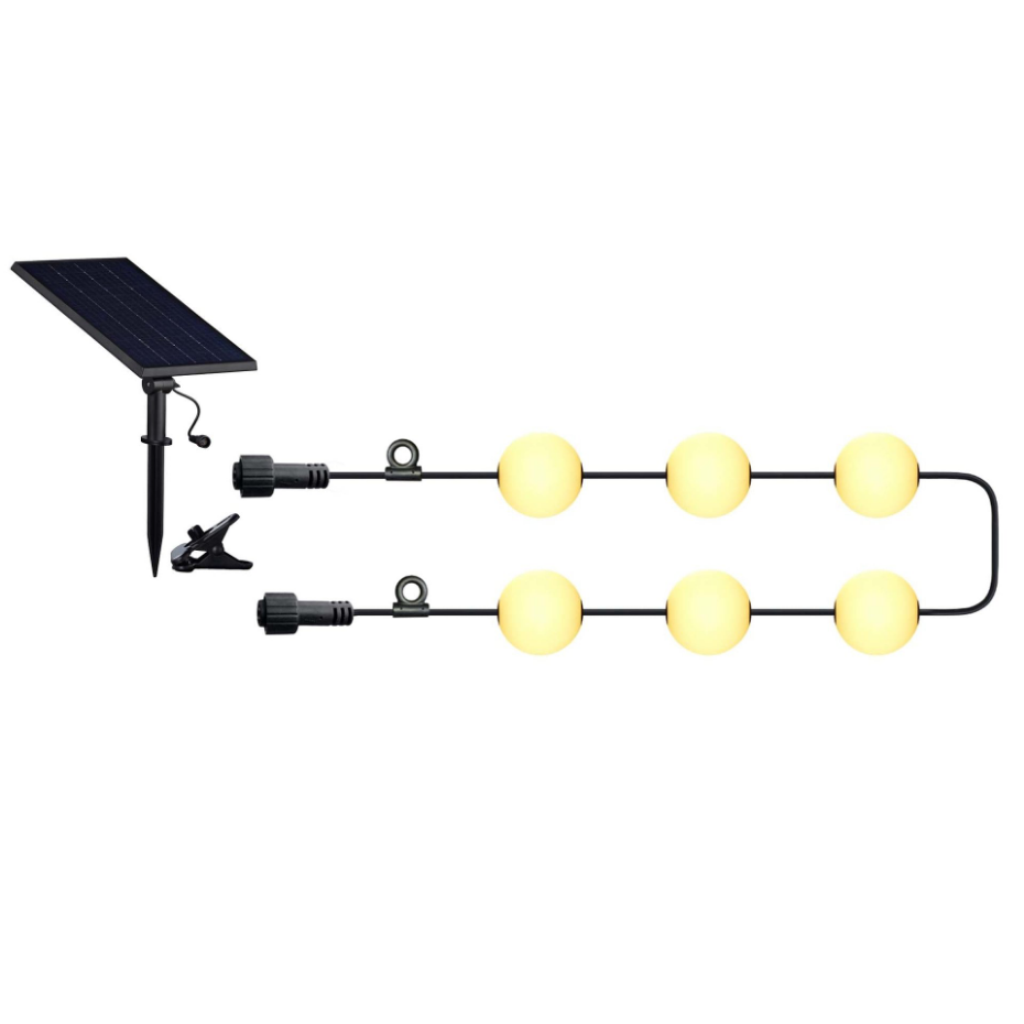 Guirlande solaire BOLLY 6 boules 5.5M