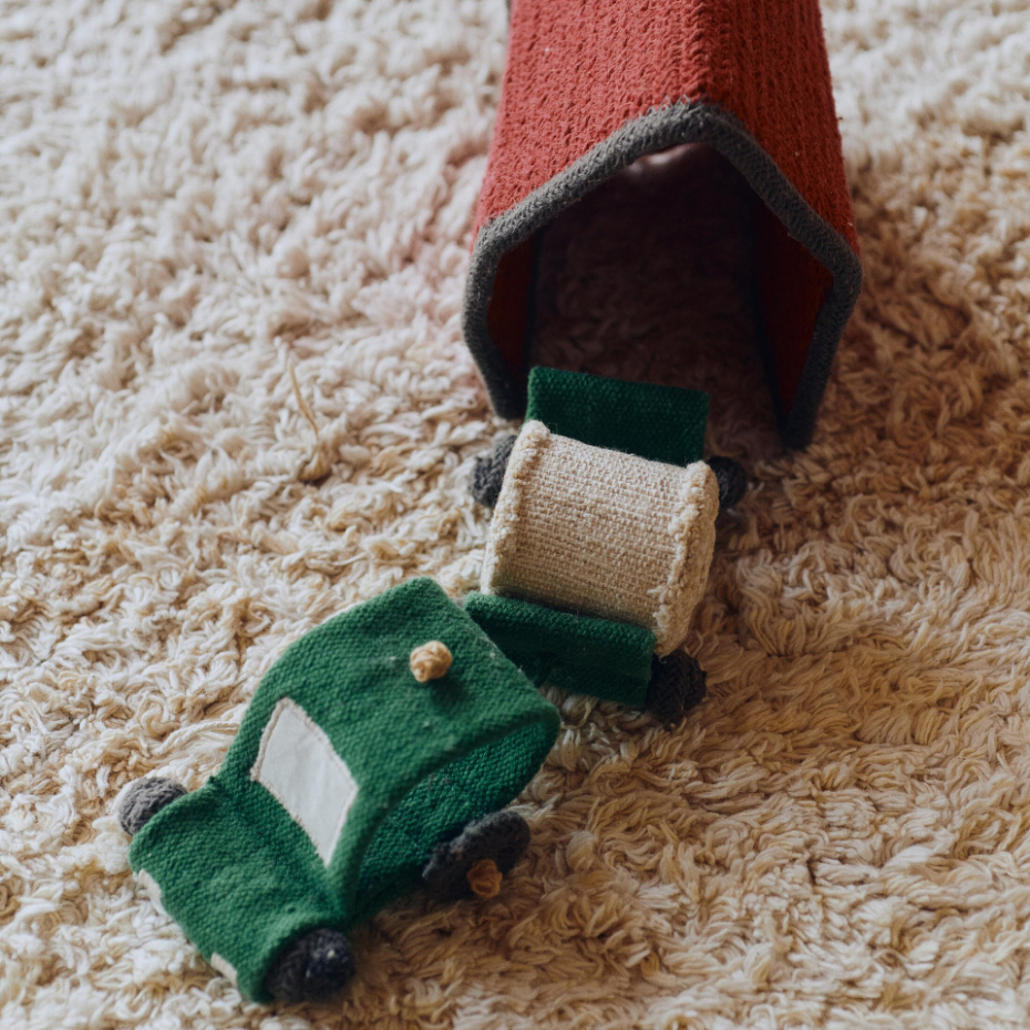 Tapis de jeu lavable en coton Ferme GROWING UP ON A FARM