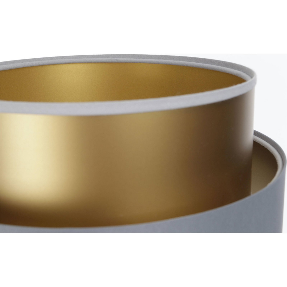 Lampe à poser ronde en PVC Duo ellegant