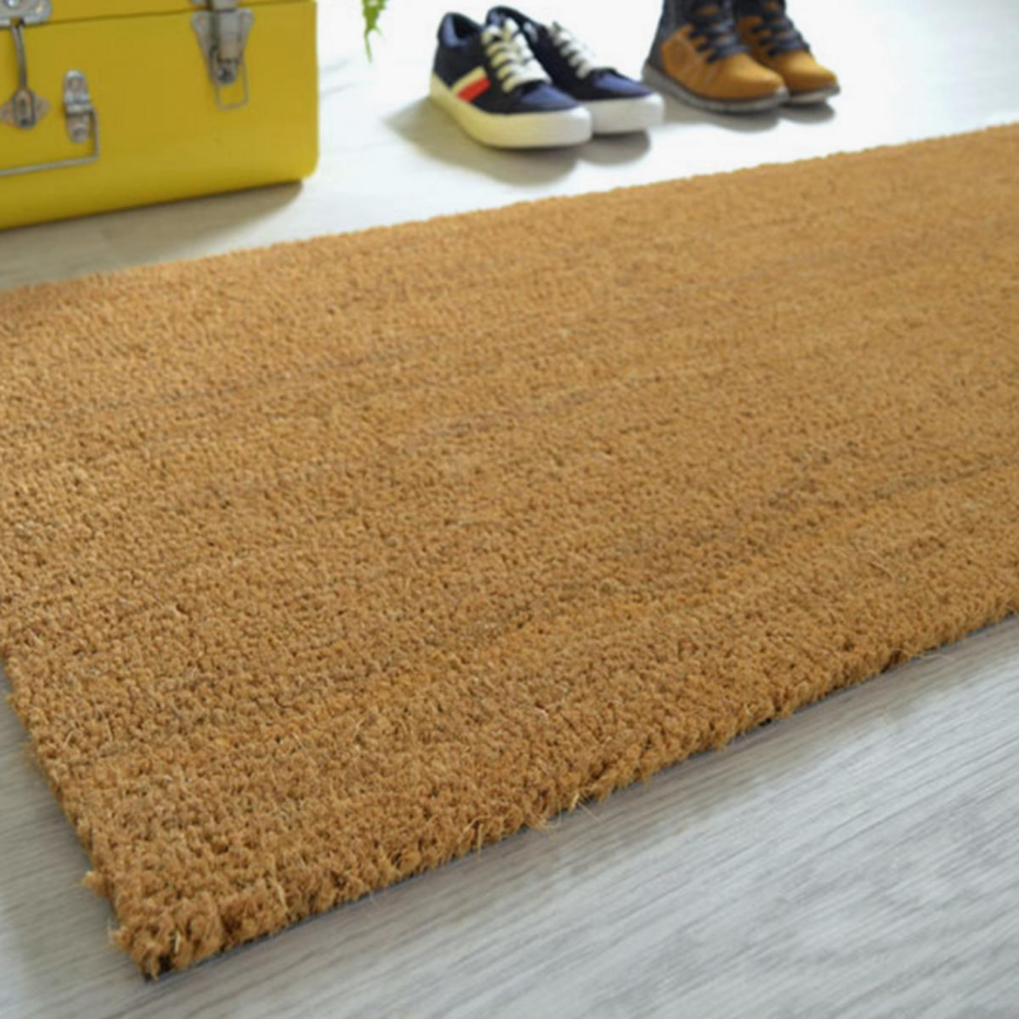 Paillasson tissé en coco motif uni ECO COCO