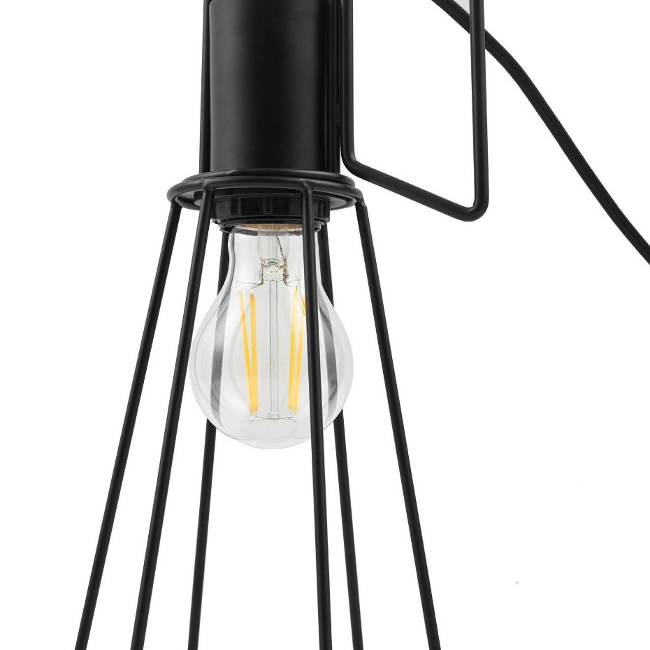 Lampe à poser en métal moderne, Tharion