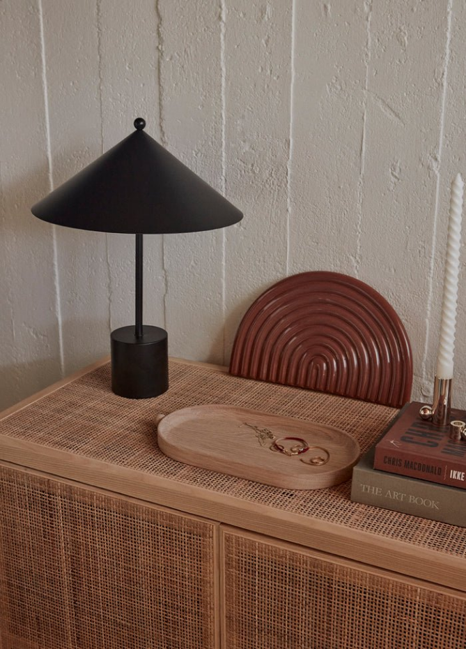 Lampe en métal avec abat-jour