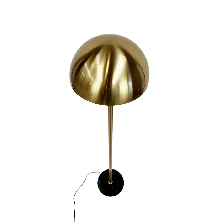 Lampadaire en Métal brass/marble Menton