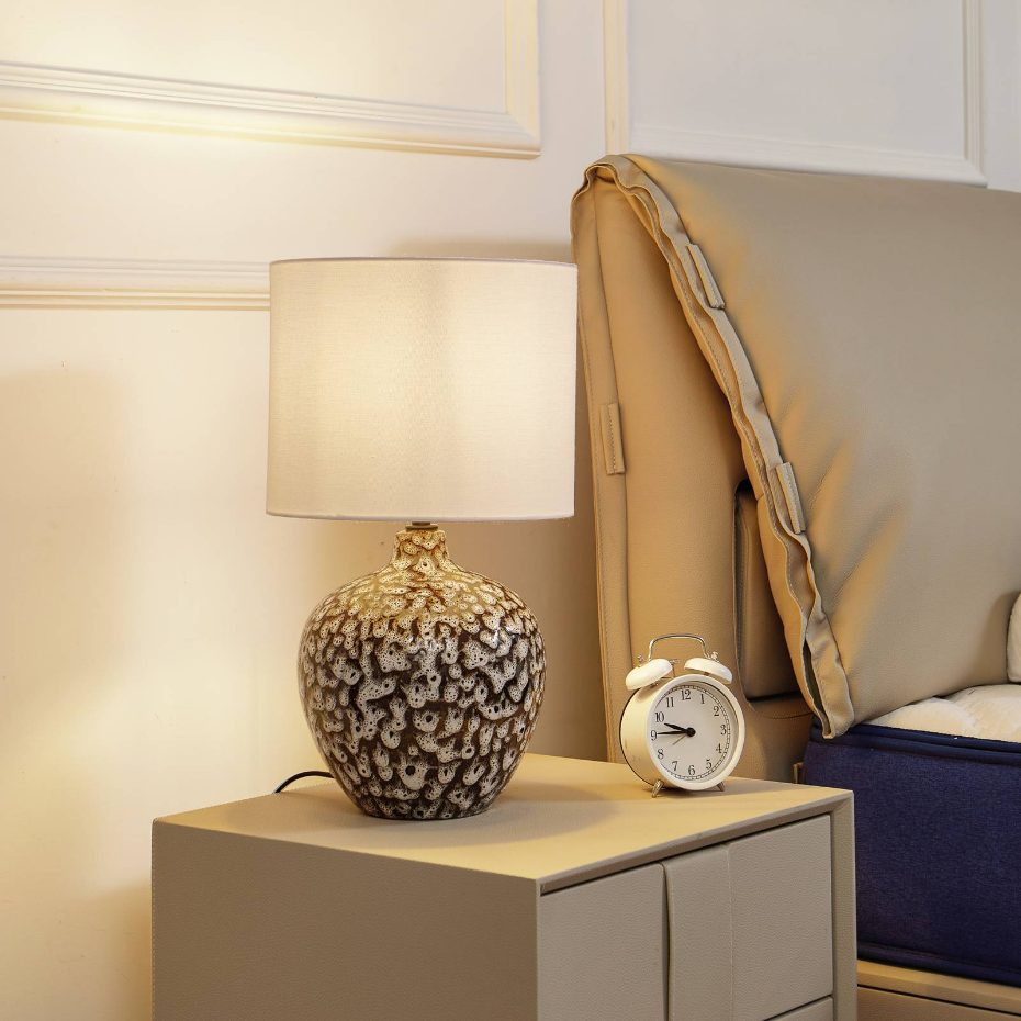 Lampe à poser en céramique traditionnelle