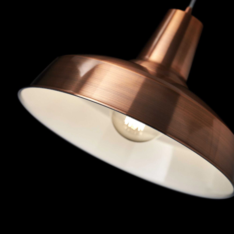 Suspension rétro cuivre Moby Diam.35