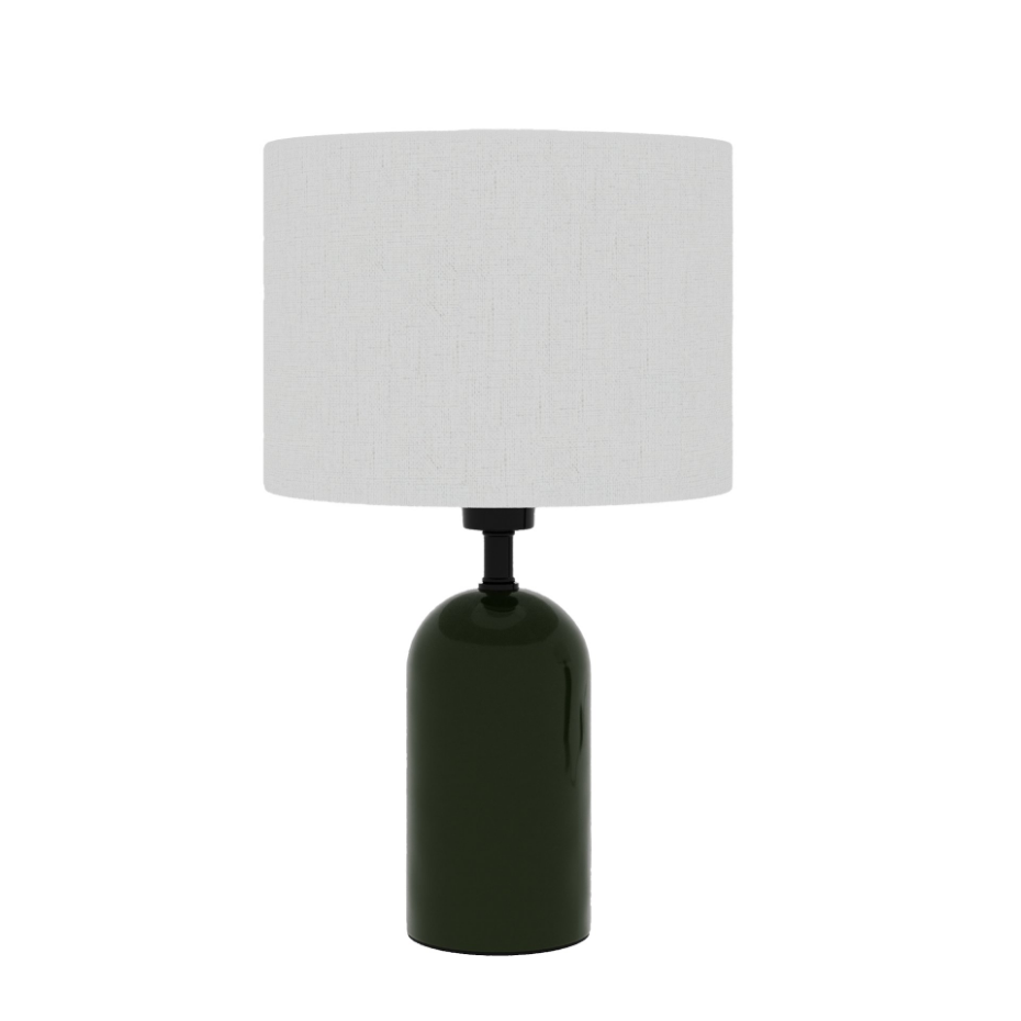 Lampe à poser en Céramique & Abat-jour Lin-BECKER