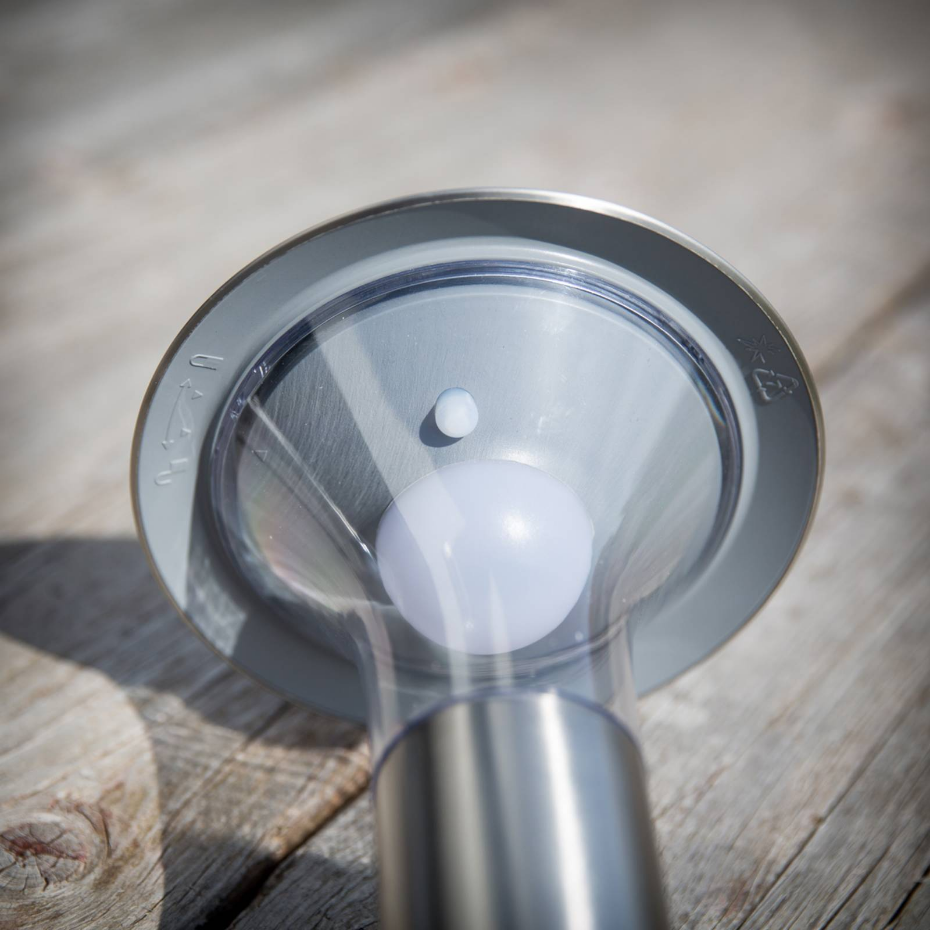 Lampe solaire en inox moderneLED, Jolin