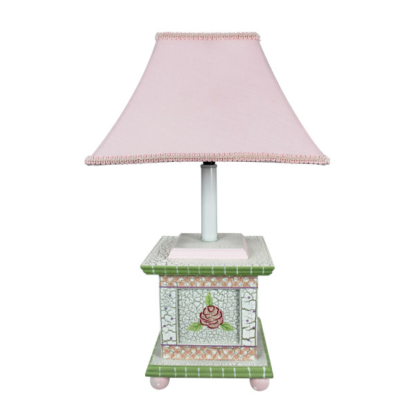 Lampe Chevet Bureau Enfant CRACKLED ROSE