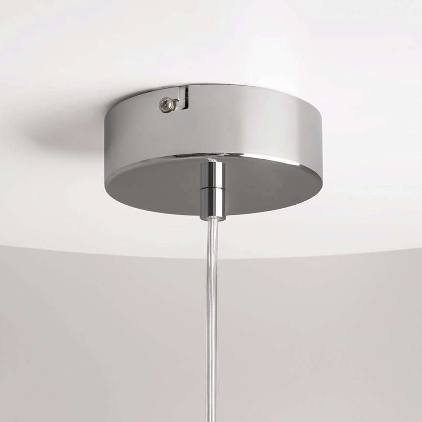 Suspension 1 lampe en verre taillé ADA