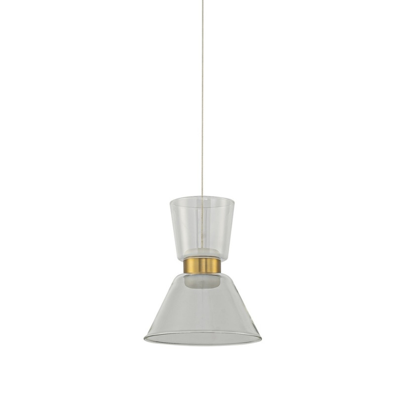 Suspension en verre vintage, D.18