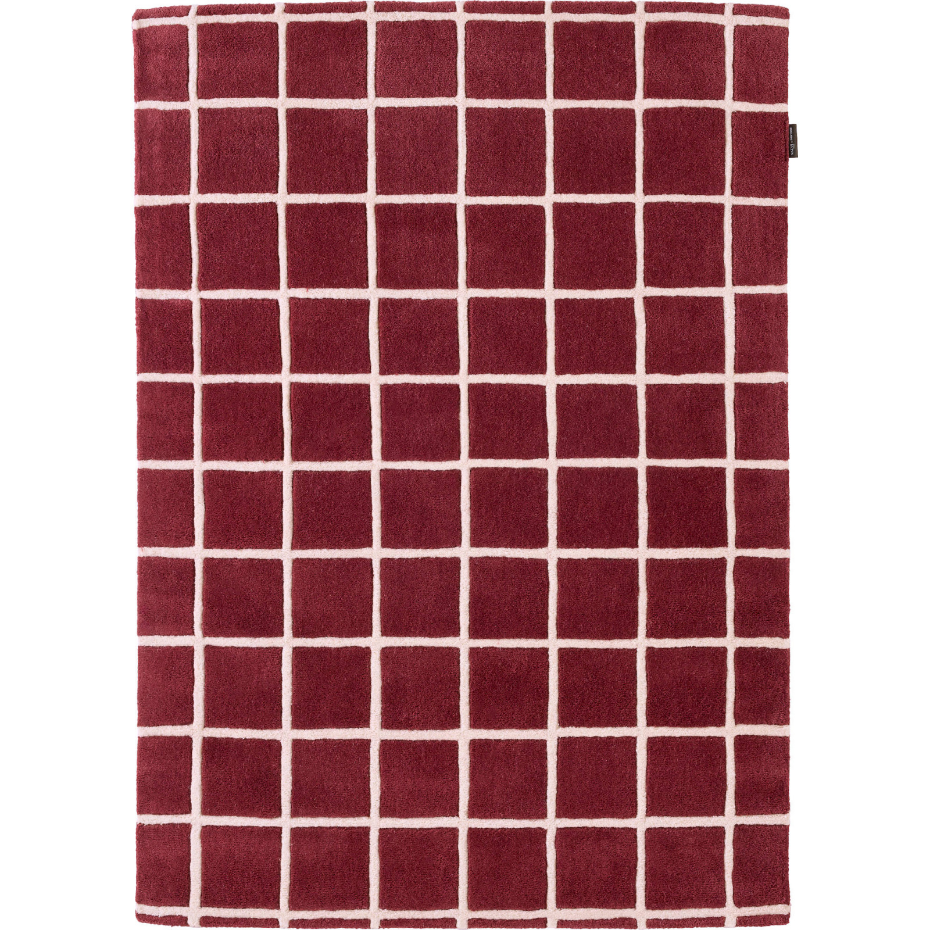Tapis en laine et coton fait main  d'orage