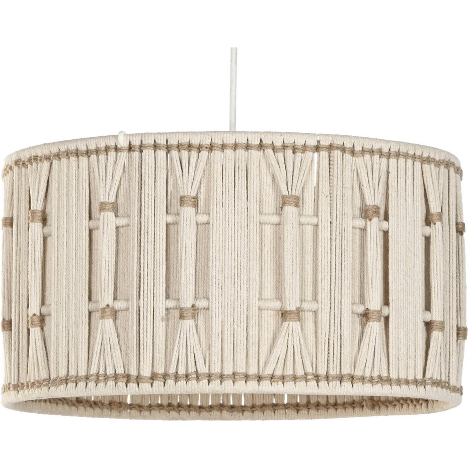 Suspension ronde en jute tressé Urban Vila1