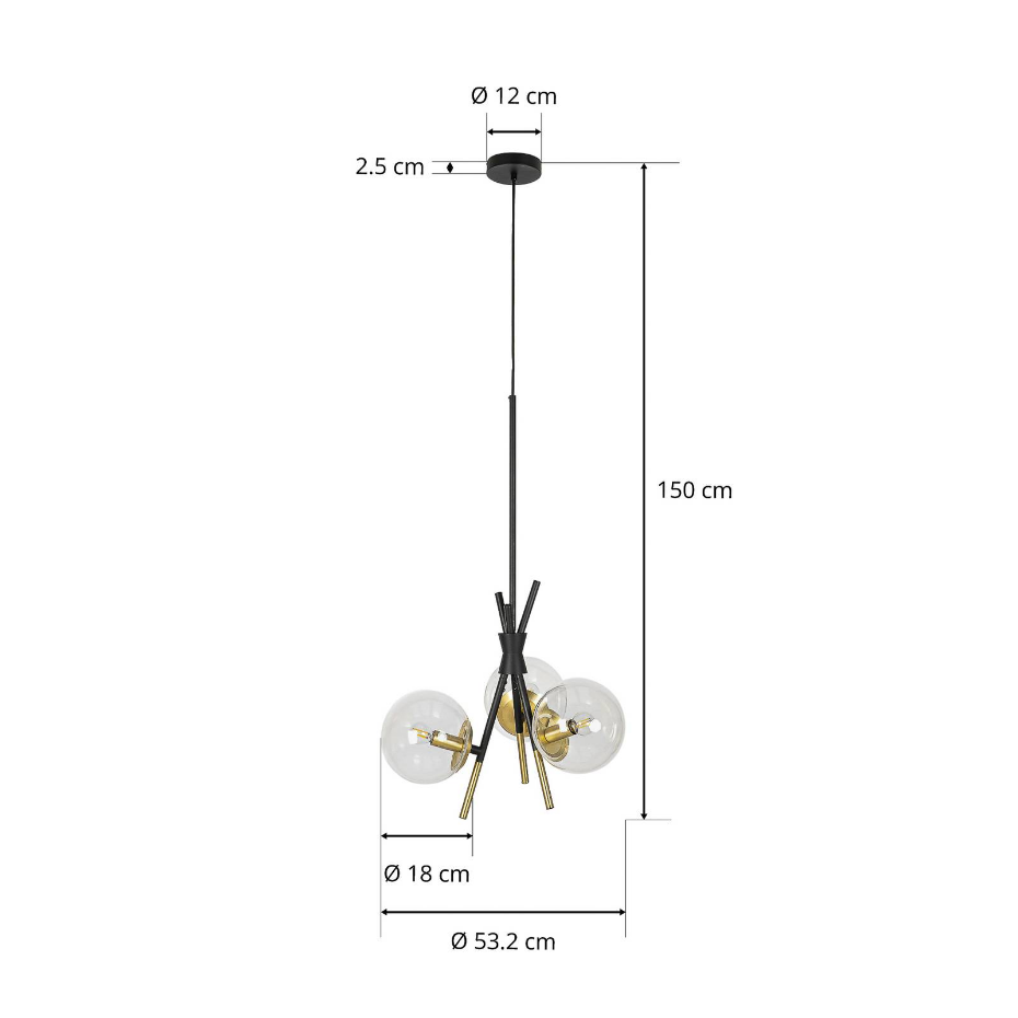 Suspension en métal design, Sotiana