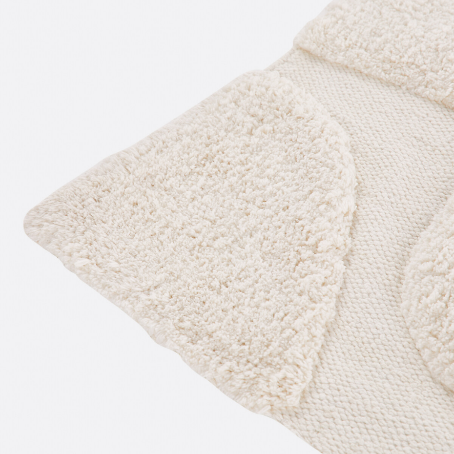 Tapis 100% coton, Limestone
