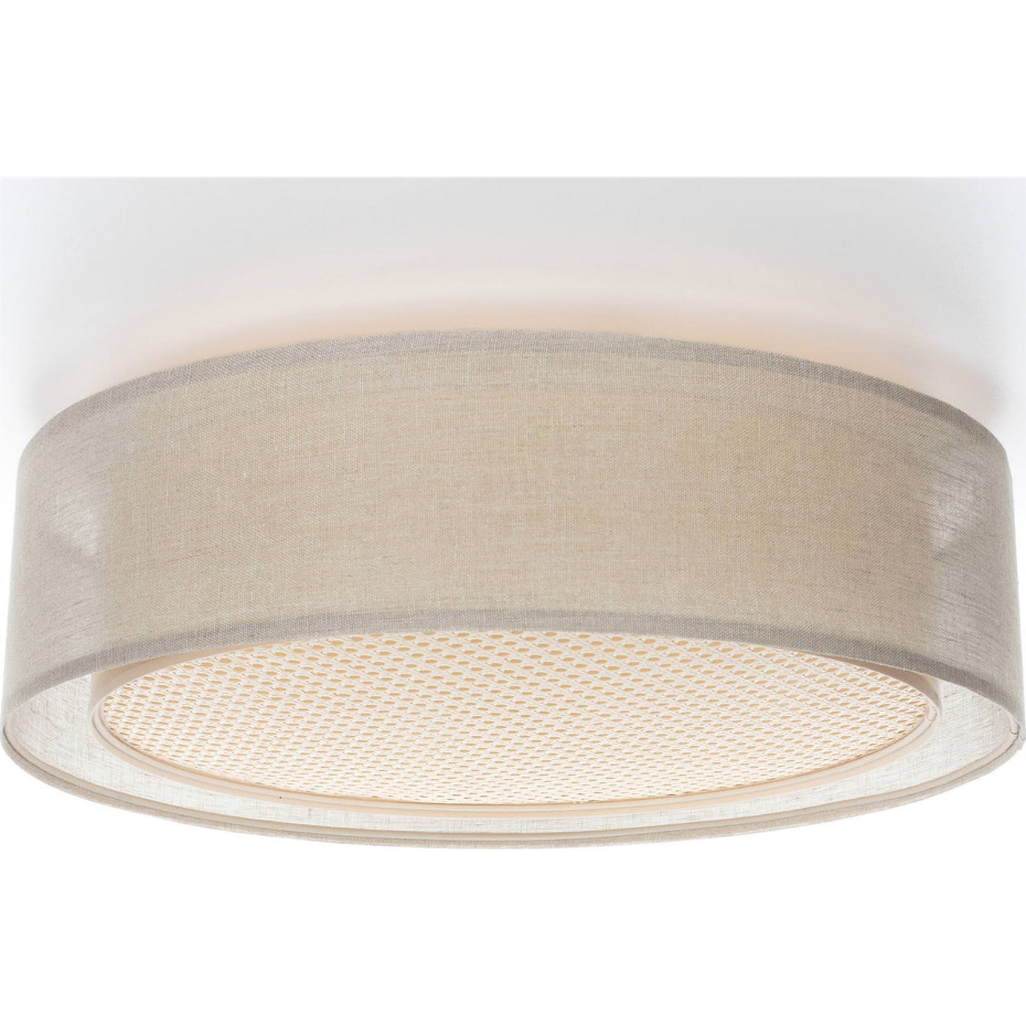 Plafonnier rond en tissu design moderne Puro
