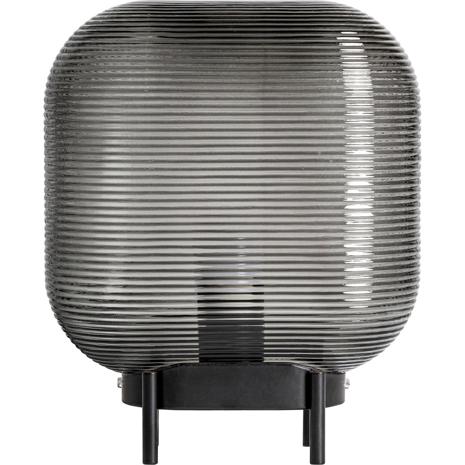 Lampe de table contemporaine en verre translucide