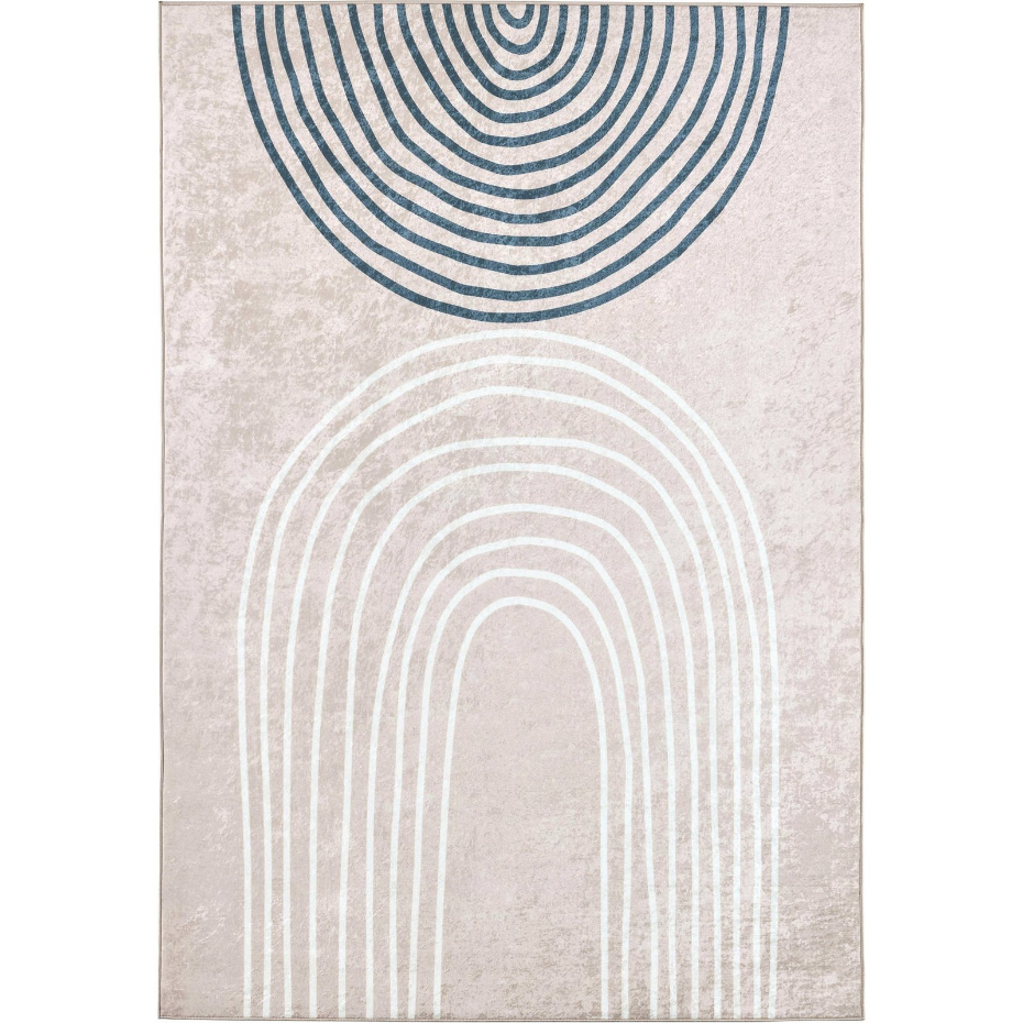 Tapis rectangulaire en polyester Grege