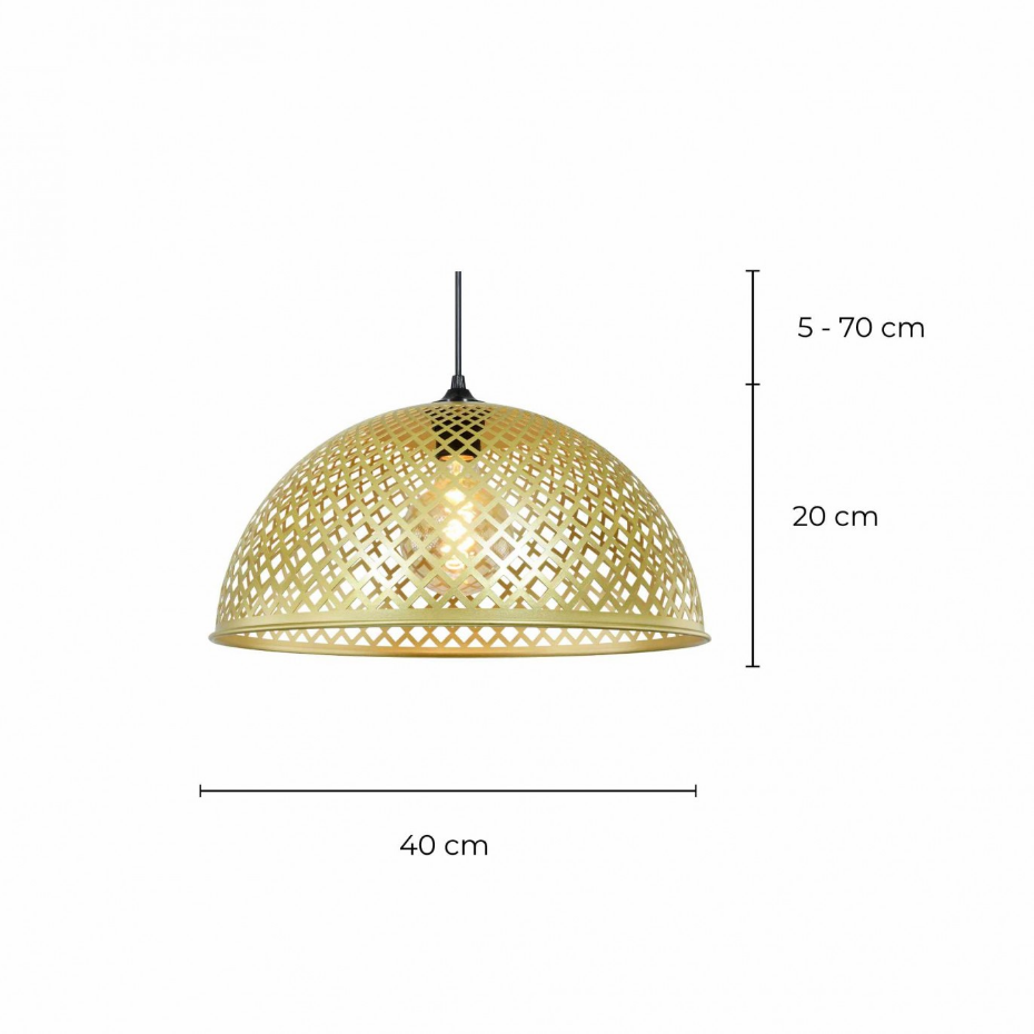 Suspension en métal perforé grand modèle, HILIA