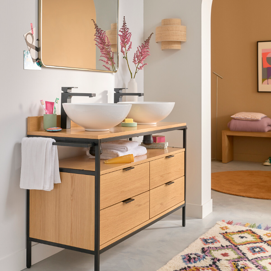 Applique double en raphia, Dolkie