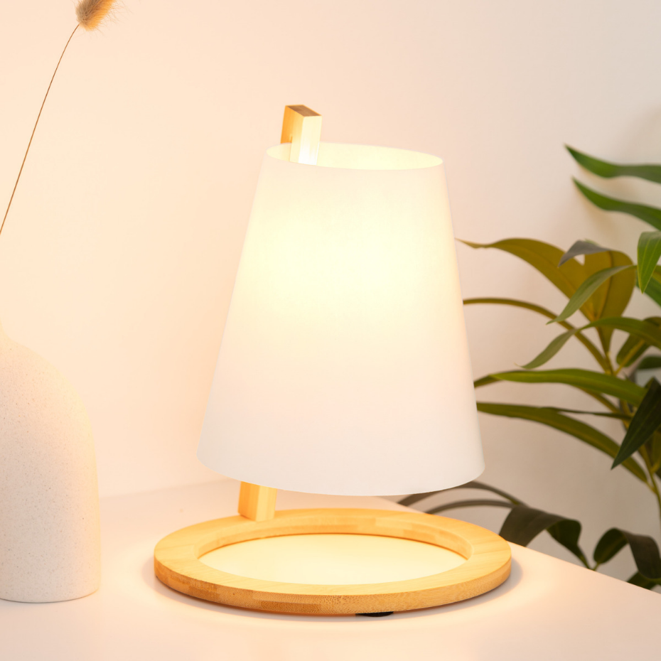 Lampe à poser en bambou PITA