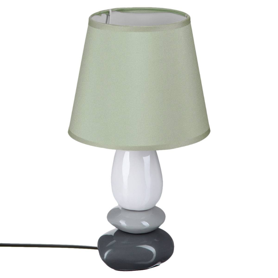 Lampe céramique galets superposés LUIS
