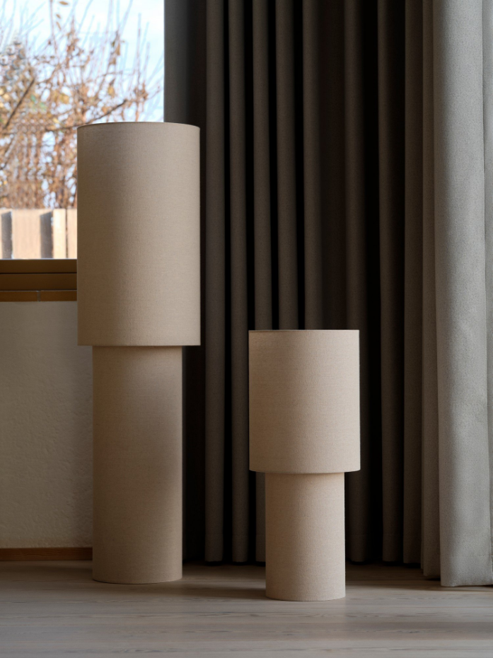 Lampadaire Izara 60  Textile Beige ,  H. 60 - IP20 - E27 /  Nordlux Intérieur