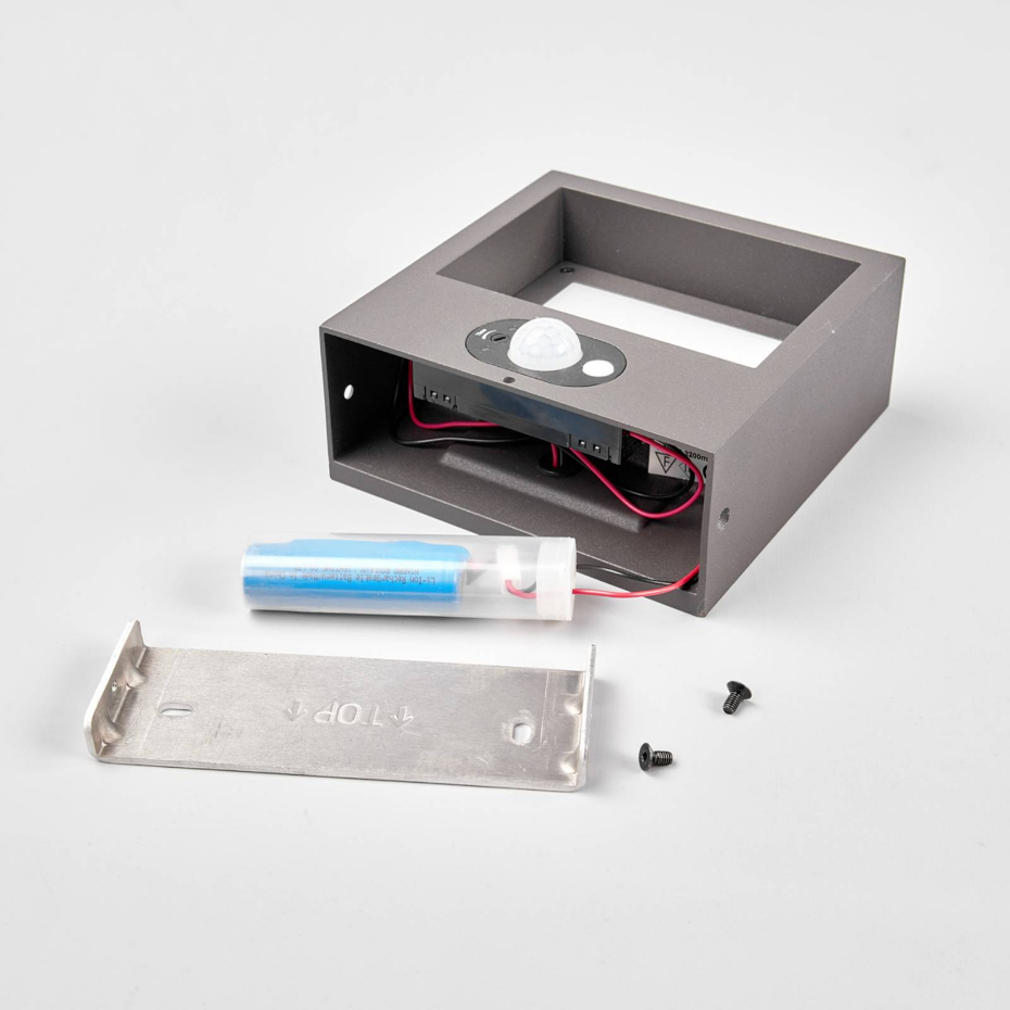 Lampe solaire extérieure en aluminiumLED