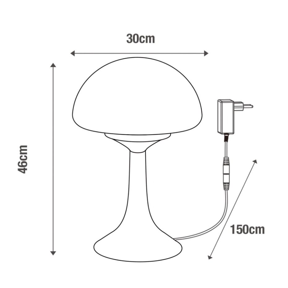 Lampe de table dimmable, KINOKO