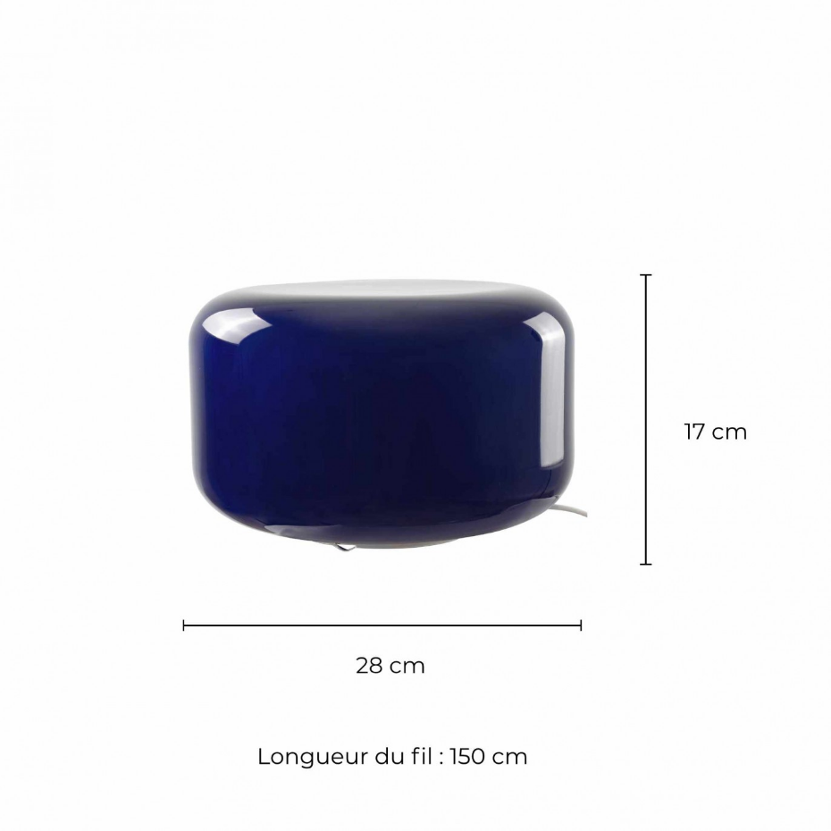 Lampe à poser en verre, LIVO