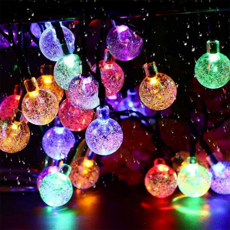 Guirlande solaire FESTY COLOR RGB 20 globes 5.8M