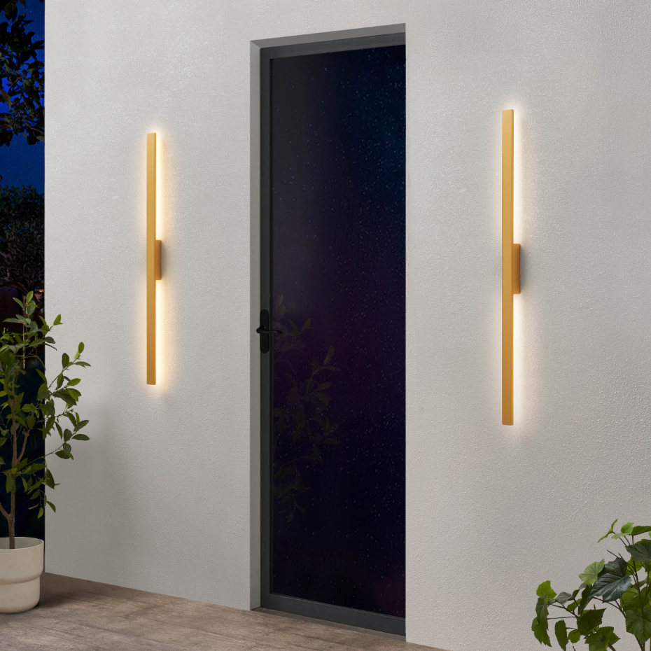 Applique LED dorée minimaliste - SAMBAI