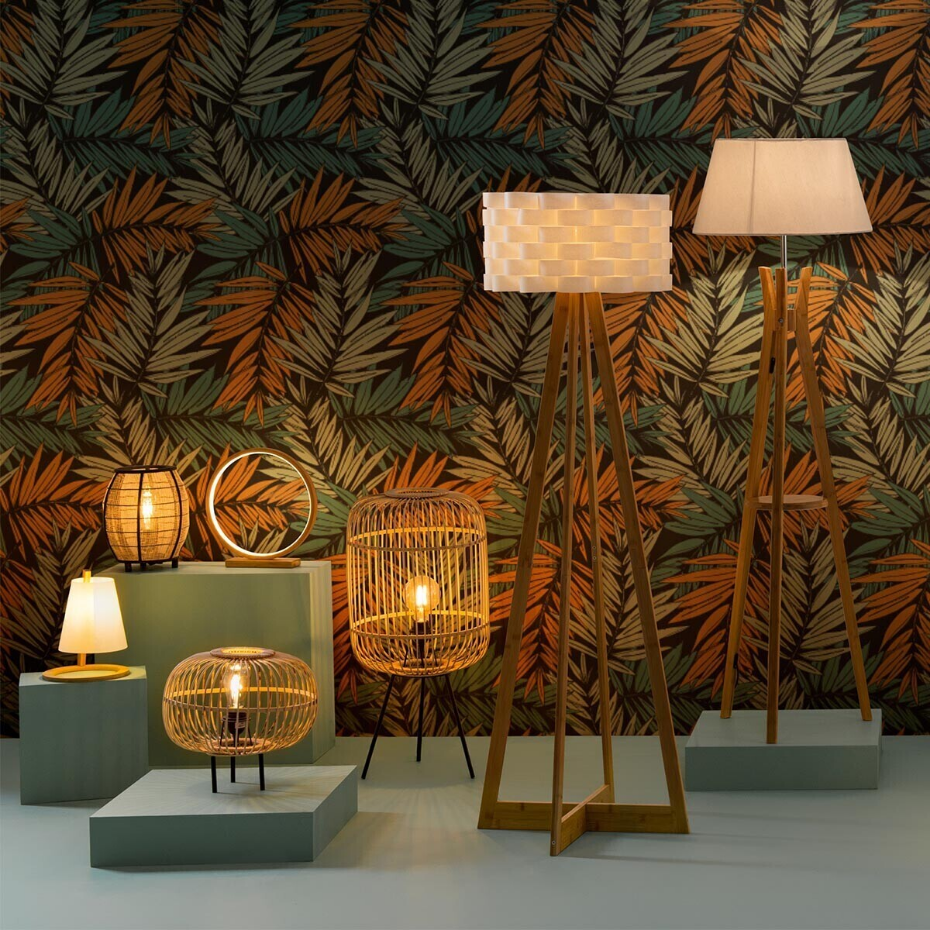 Lampe à poser en bambou PITA