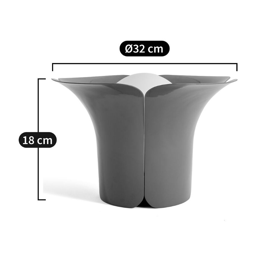 Lampe à poser tulipe, métal fer et opaline, Tessen
