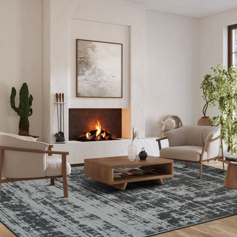 Tapis salon abstrait moderne TAPISSERIE