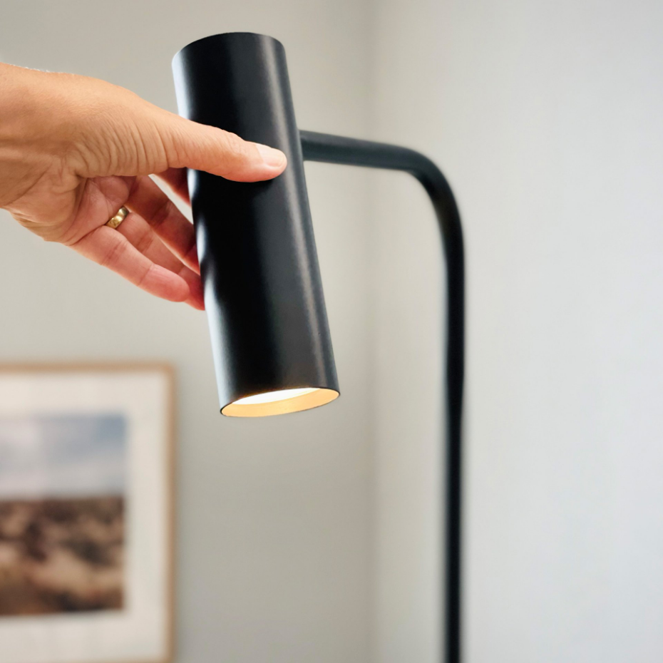 Lampadaire en Métal, noir Skagerrak