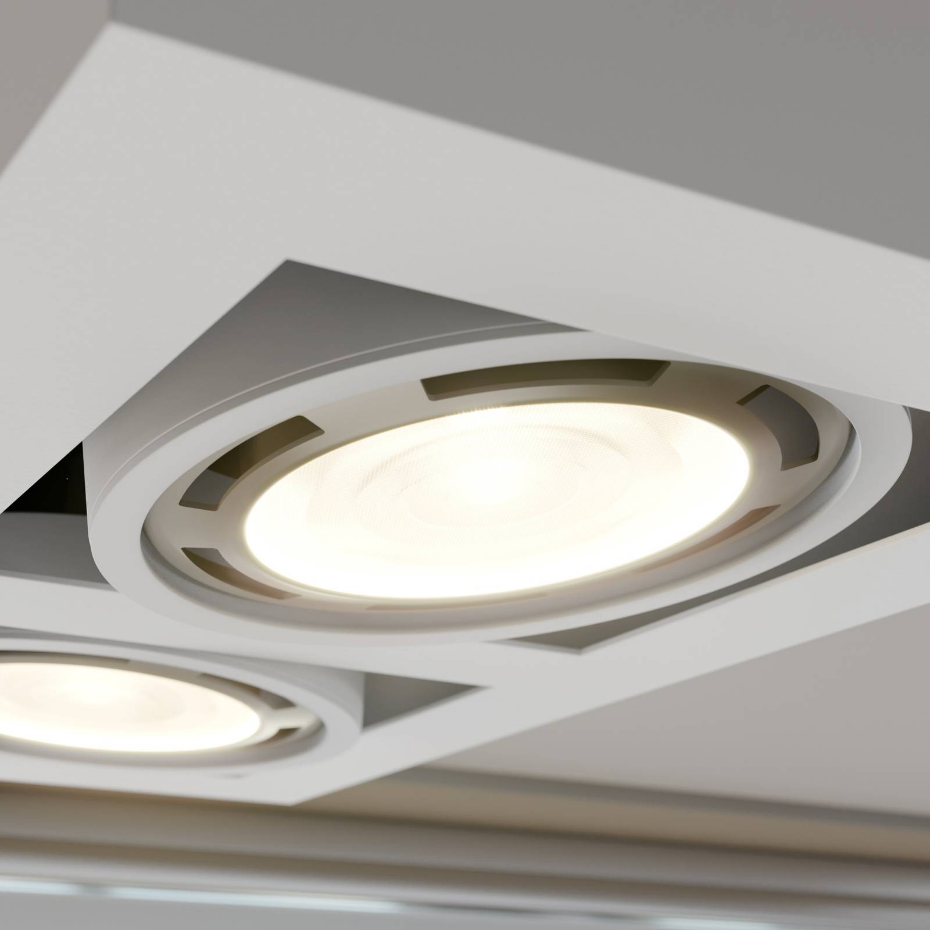 Plafonnier en aluminium moderne, Ronka