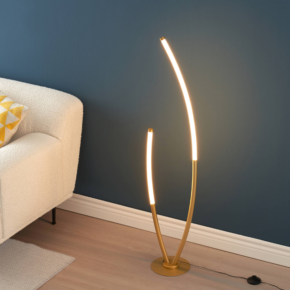 Lampadaire design avec LED intégrée - MOA