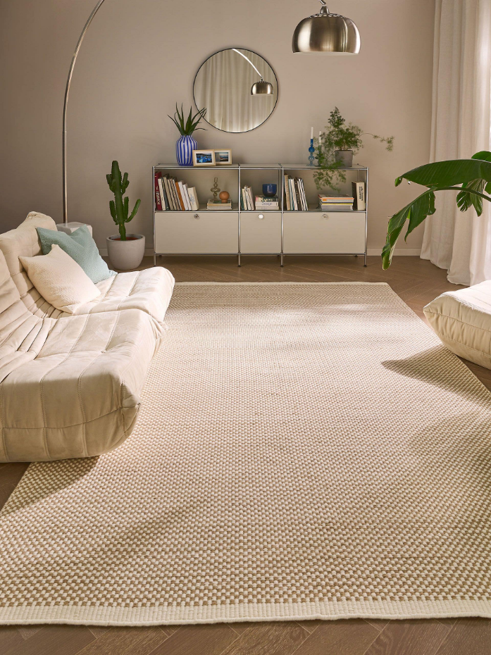 Tapis de laine tissé main LAURA