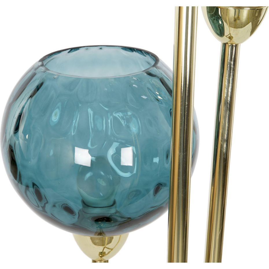 Lampadaire en métal et verre Glam