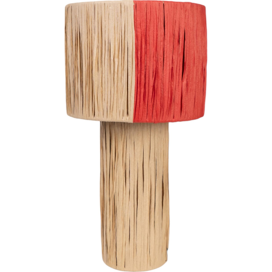 Lampe décorative ronde en corde avec abat-jour