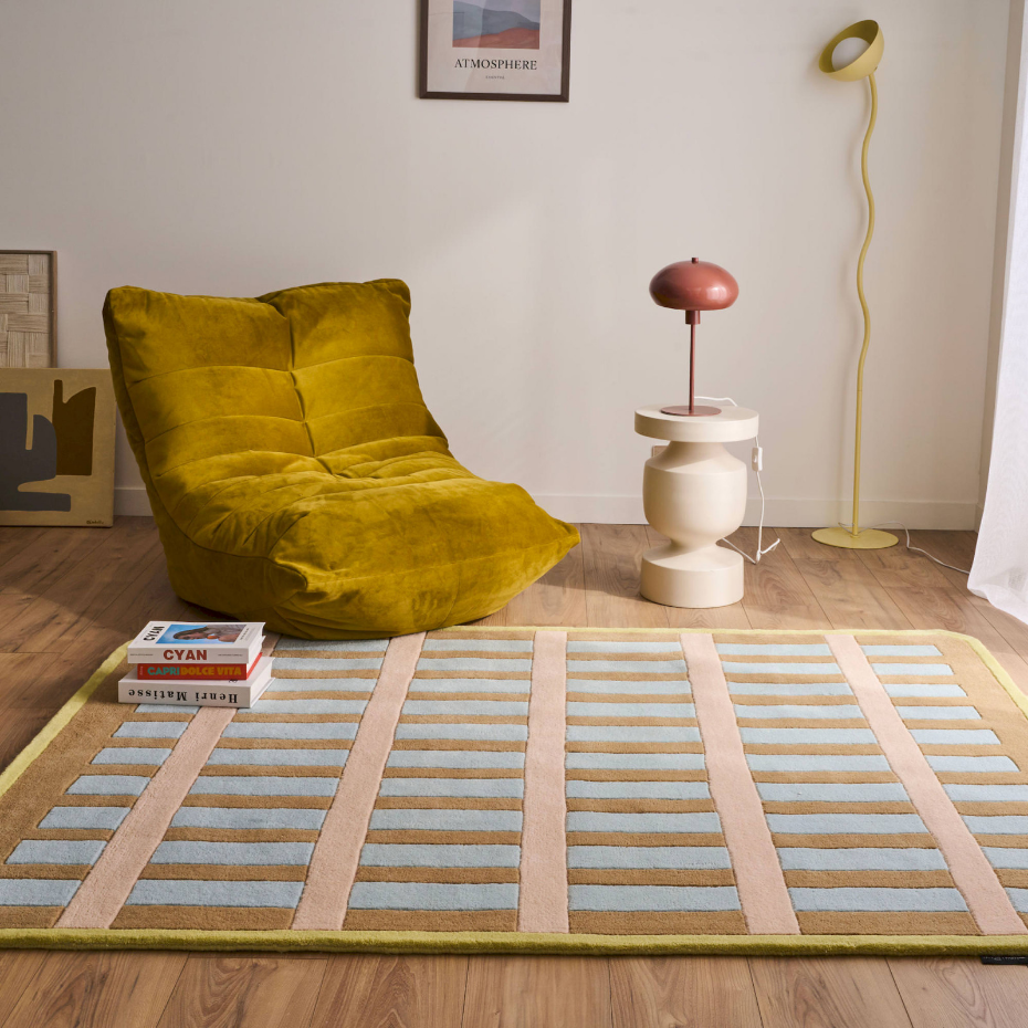 Tapis intérieur en laine et coton Pantone