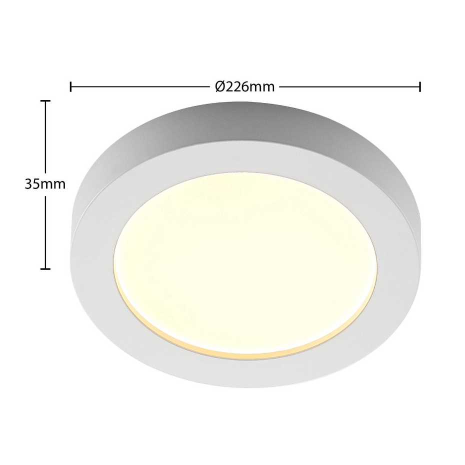 Plafonnier en aluminium moderneLED, Edwina