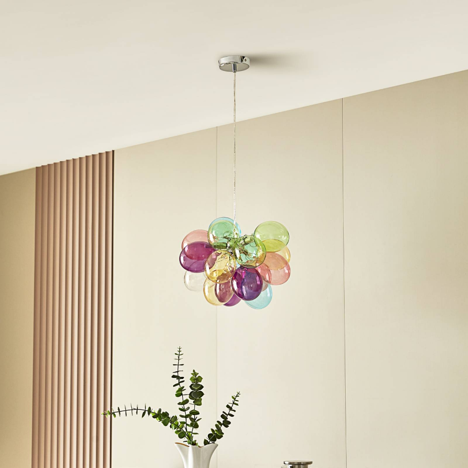 Suspension en verre design, Diborah