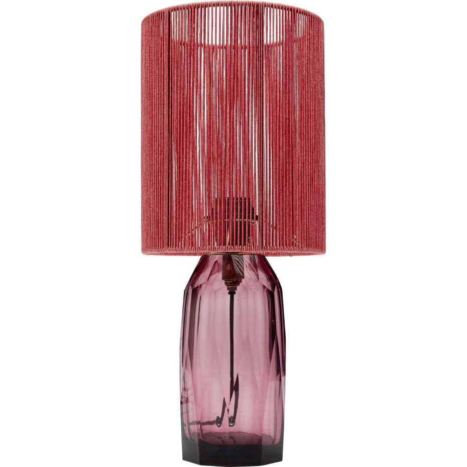 Lampe en verre et viscose, VECCIO