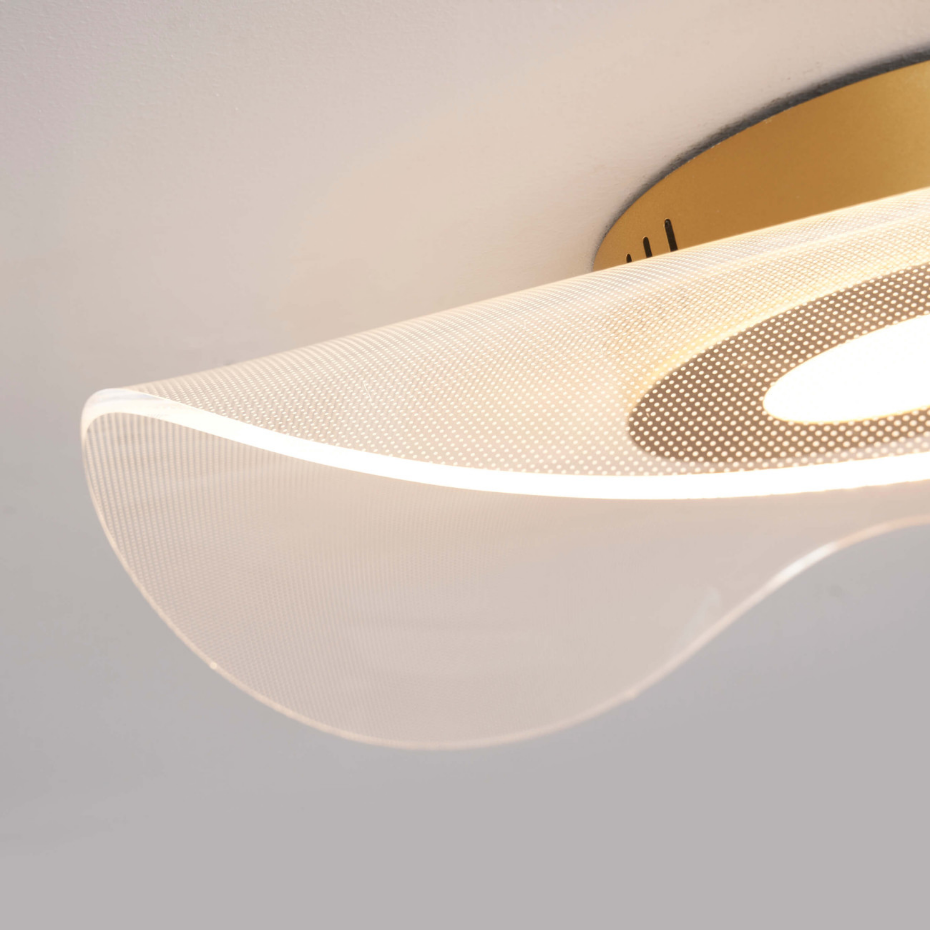 Plafonnier design aérien doré - ONDENIS