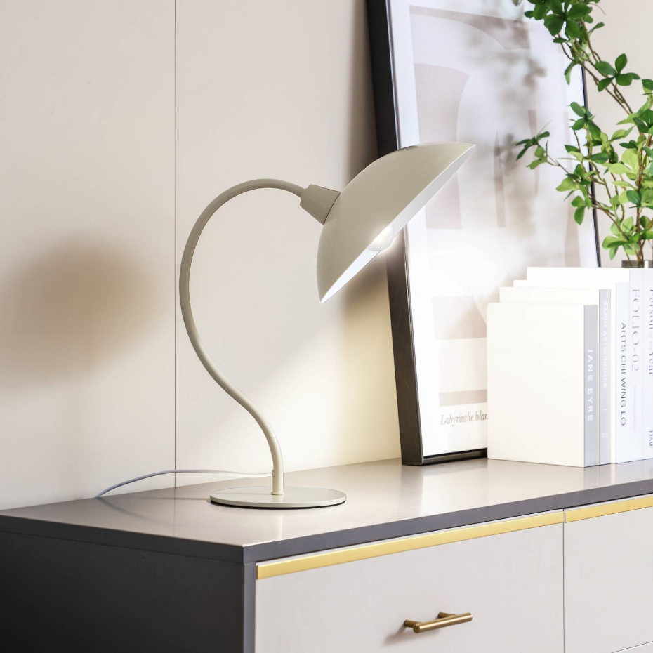 Lampe à poser en métal moderne, Arvadon